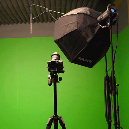 green screen shoot